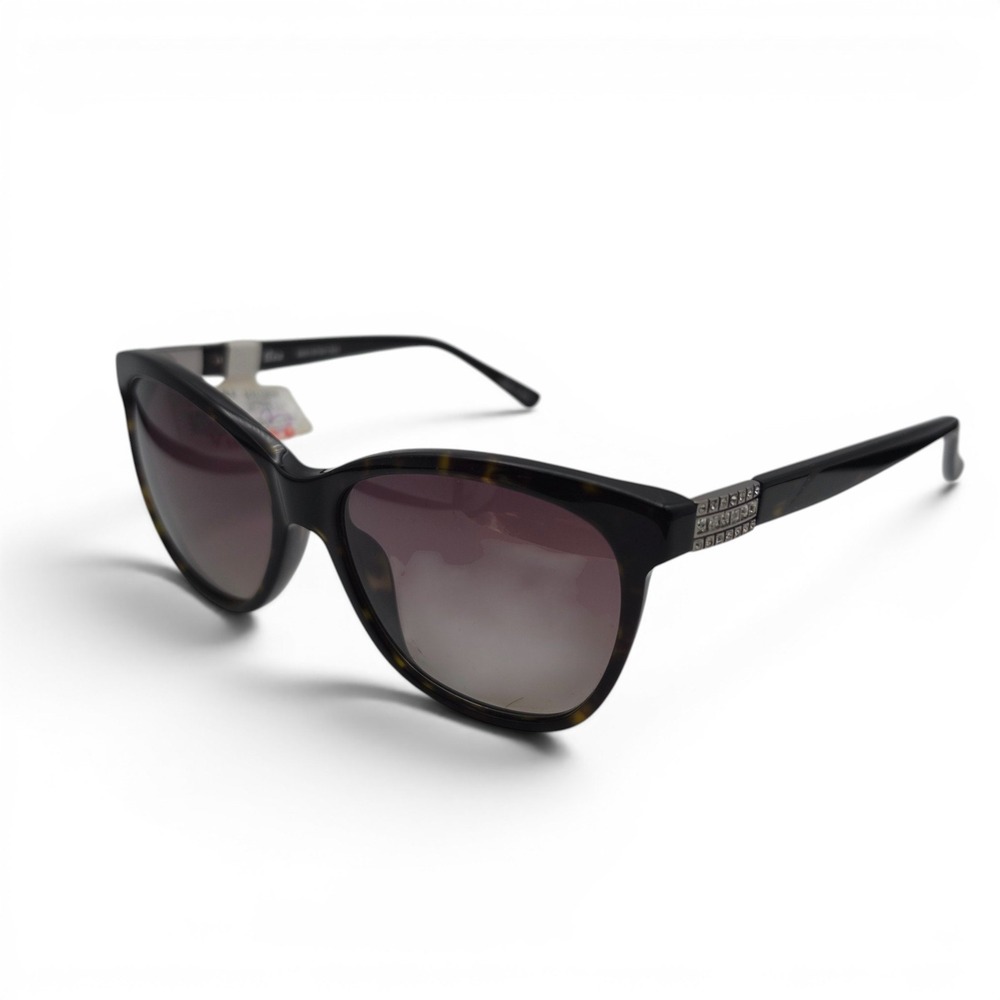 Solvari Womens Ava Sunglasses Tortoise Swarovski Crystal Polarized 55-16-142